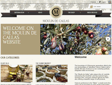 Tablet Screenshot of moulindecallas.com